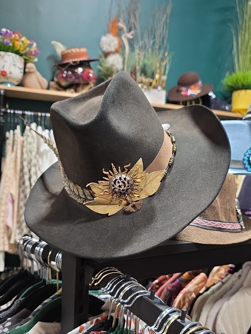 OOAK 4x Beaver Resistol Hat w/ Hand Embellished Design